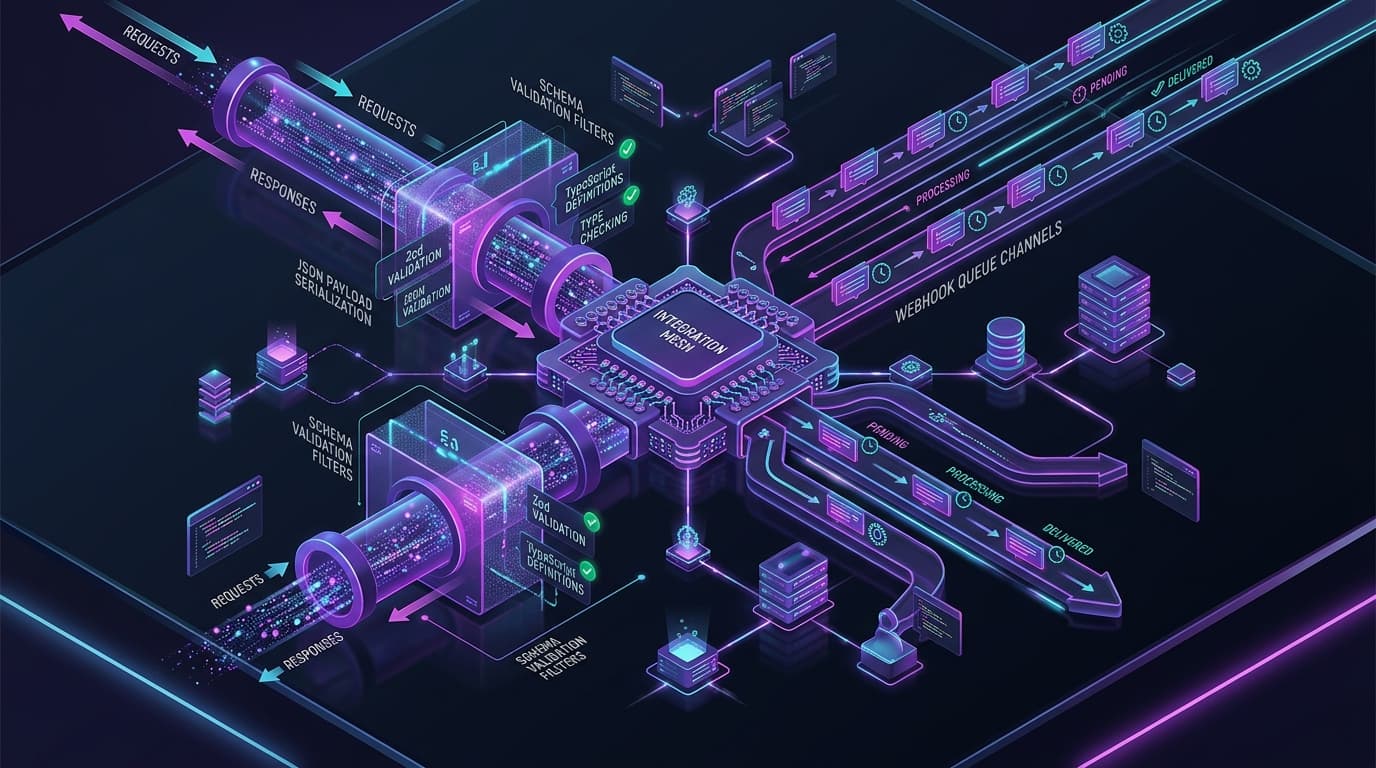 Type-Safe API Contracts architecture infographic